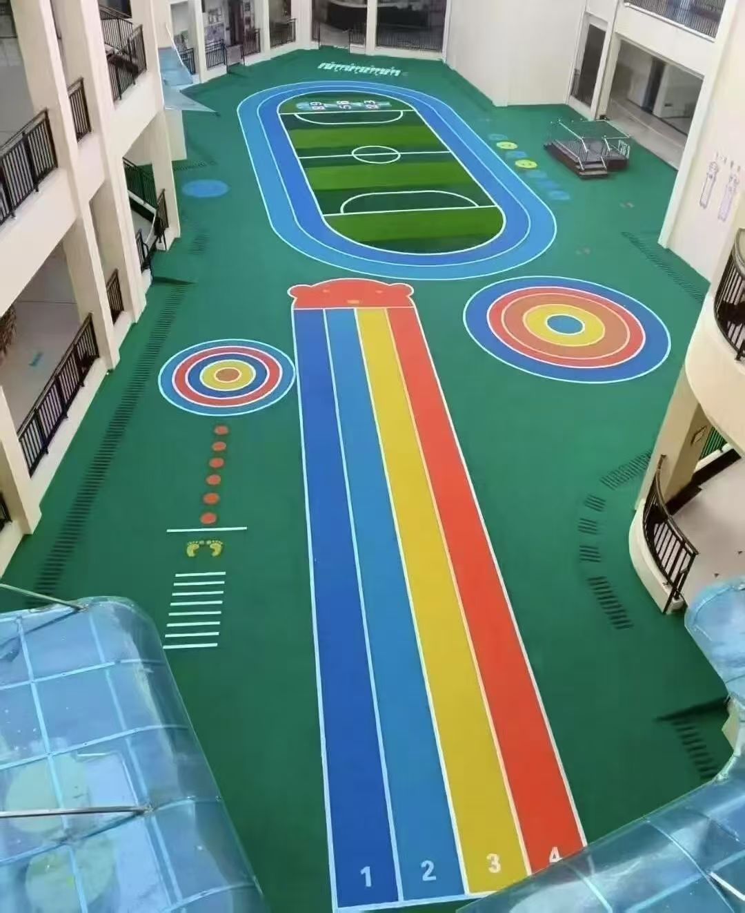 黄石市幼儿园塑胶跑道幼儿园塑胶跑道 - 价格
